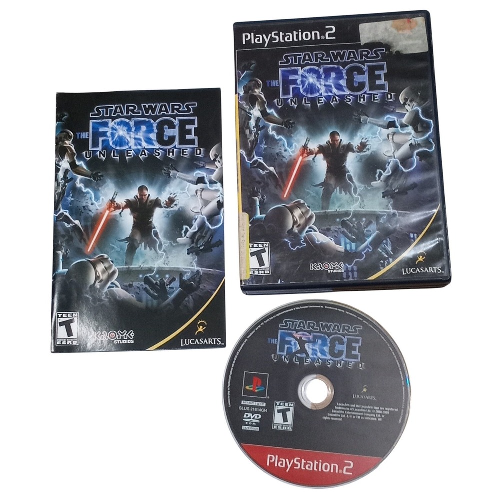 2008 Lucasarts Star Wars Force Unleashed PS2 Sony PlayStation 2